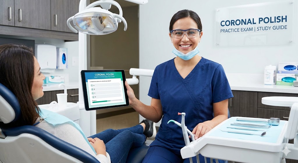 Coronal Polish Certification Practice Test Banner
