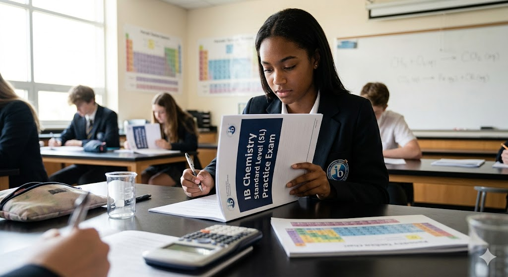 IB Chemistry Standard Level (SL) Practice Exam Banner