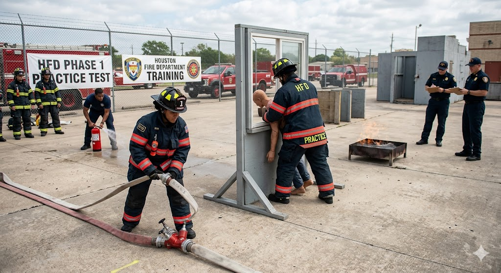 Houston Fire Department (HFD) Phase 1 Practice Test. Banner