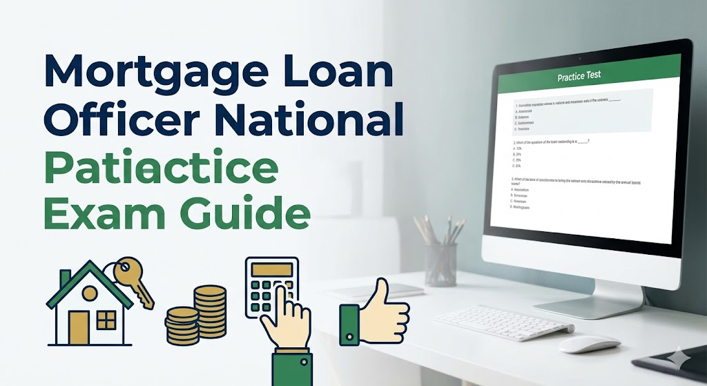 Mortgage Loan Officer National Practice Exam Banner