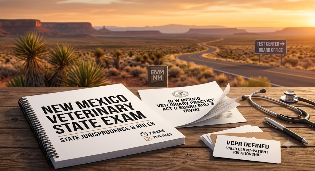 New Mexico Veterinary Practice Exam Banner