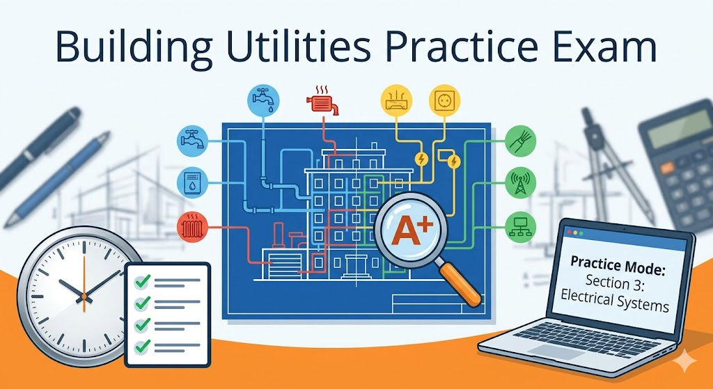 Building Utilities Practice Exam Banner