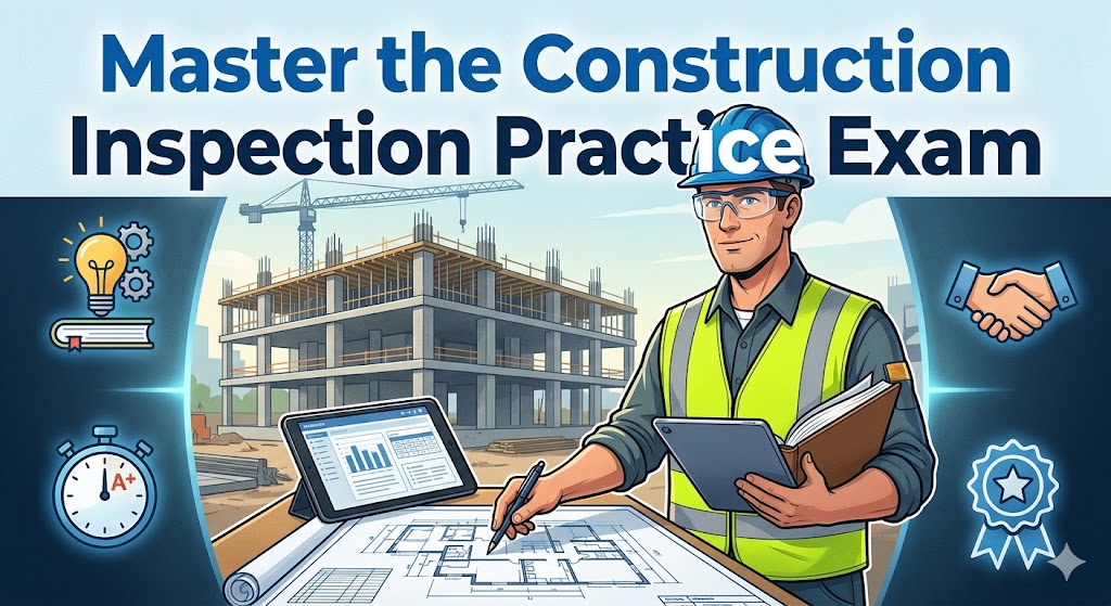 Construction Inspection Practice Exam Banner