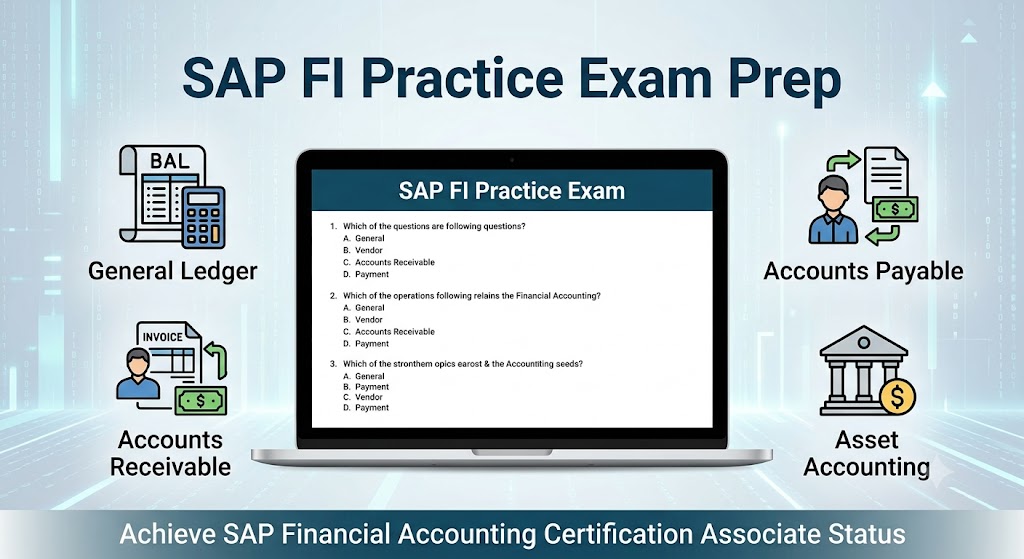 SAP Financial Accounting (SAP FI) Certified Application Associate Practice Exam Banner