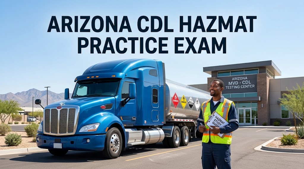 Arizona CDL Hazmat Practice Test Banner