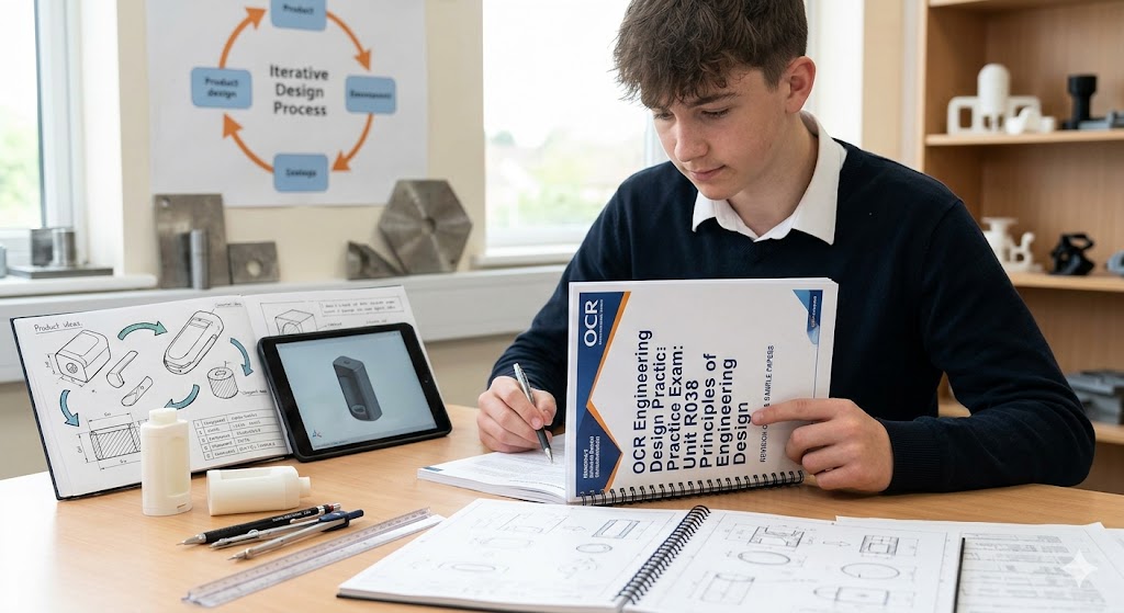 OCR Engineering Design Practice Exam Banner