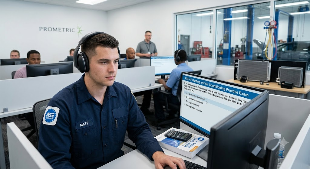 ASE Heating and Air Conditioning (A7) Practice Test Banner