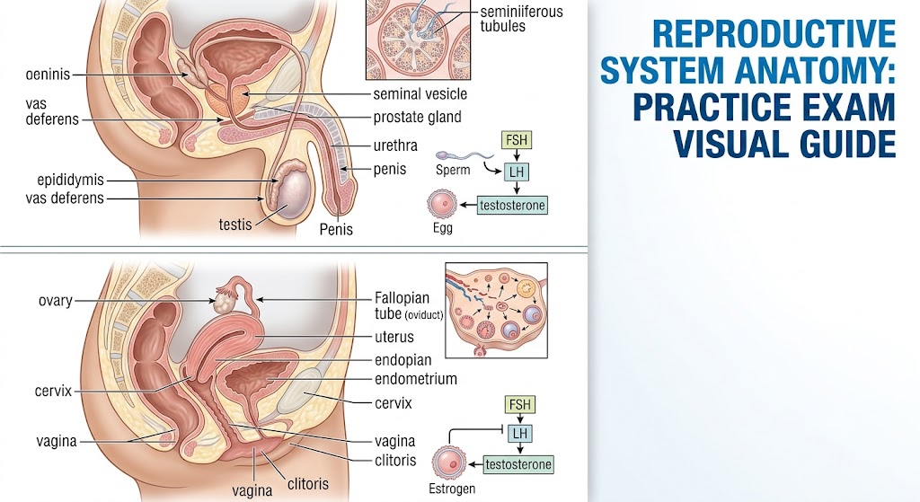 Reproductive System (Male and Female) Practice Questions Banner