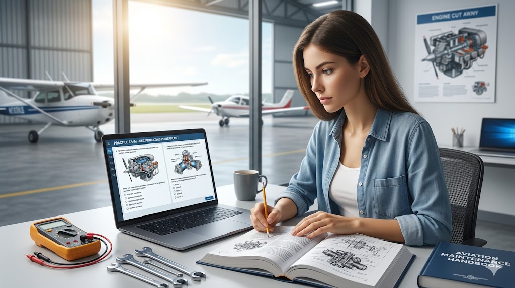FAA Reciprocating Powerplant Practice Test Banner