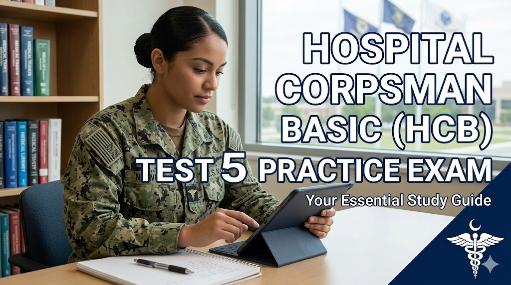 Hospital Corpsman Basic (HCB) Test 5 Practice Banner