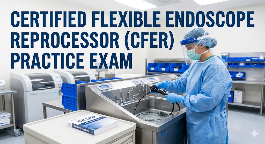 Certified Flexible Endoscope Reprocessor (CFER) Certification Practice Test Banner