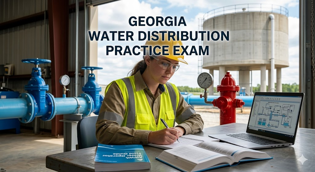 Georgia Water Distribution Practice Test Banner