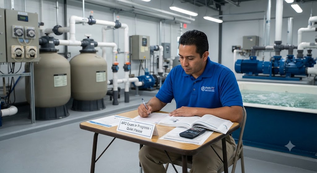 Aquatic Facility Operator Practice Exam Banner