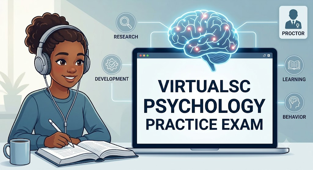 VirtualSC Psychology Practice Exam Banner