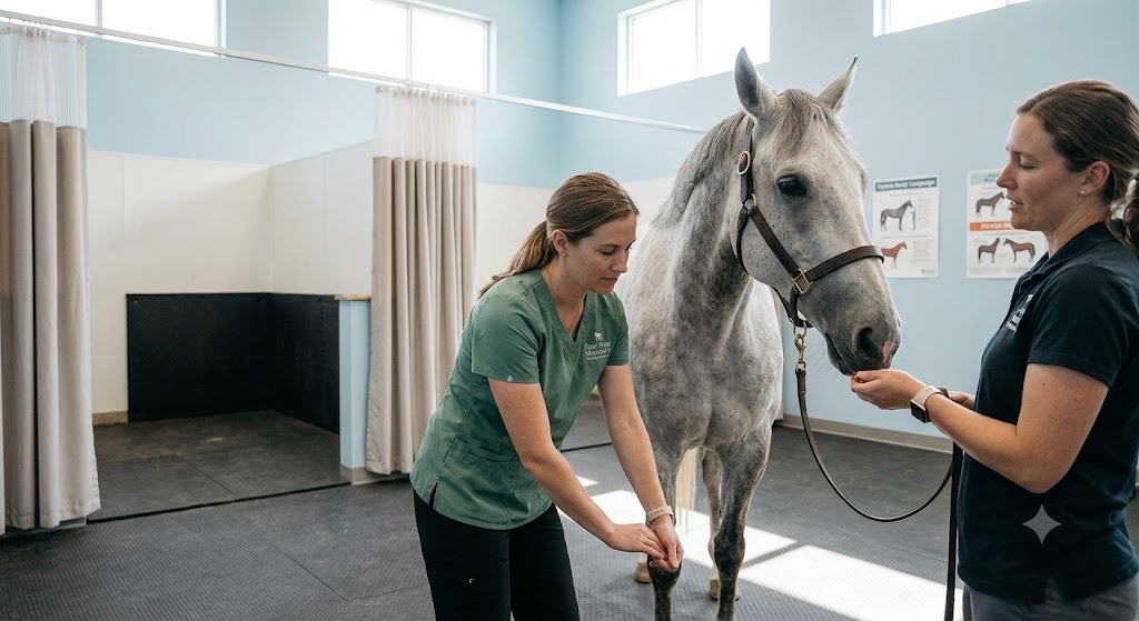 Fear Free Veterinary Equine Practice Exam Banner