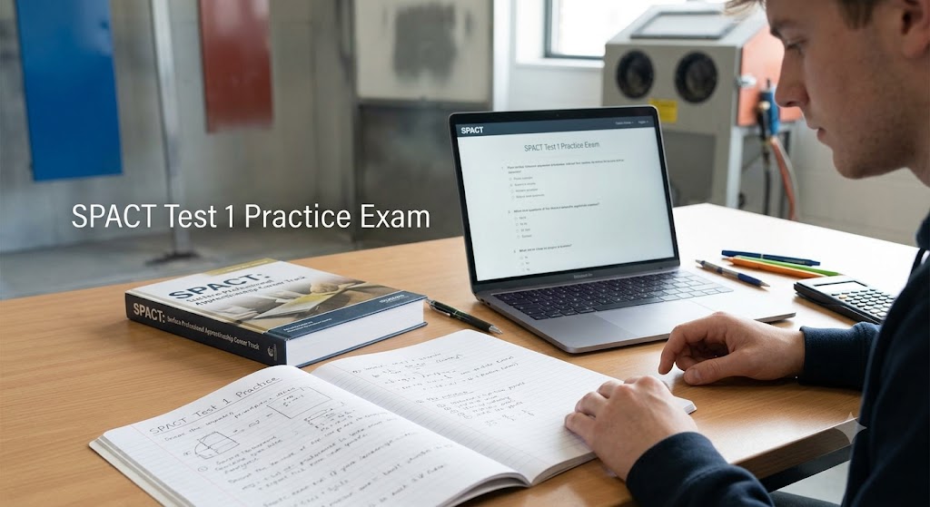 Surface Professional Apprenticeship Career Track (SPACT) Test 1 Practice Banner