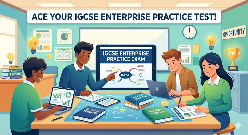 IGCSE Enterprise Practice Test Banner