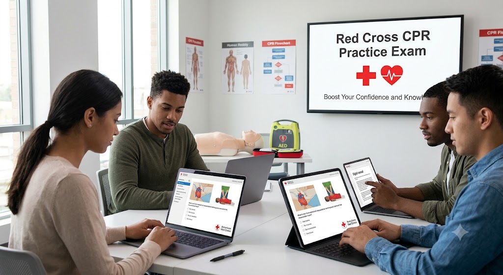 The American Red Cross Cardiopulmonary Resuscitation (CPR) Practice Test Banner