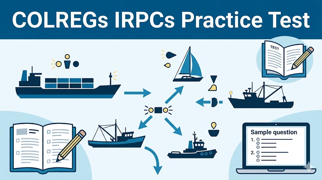 COLREGs International Regulations for Preventing Collisions at Sea (IRPCS) Practice Test Banner