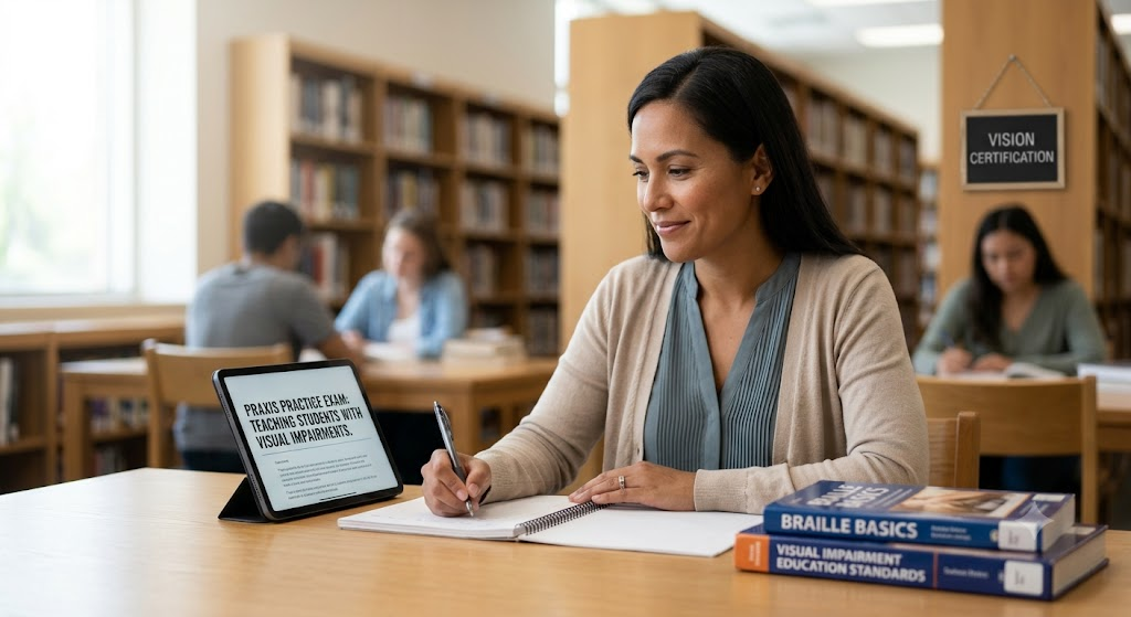 Vision Certification Praxis Practice Exam Banner