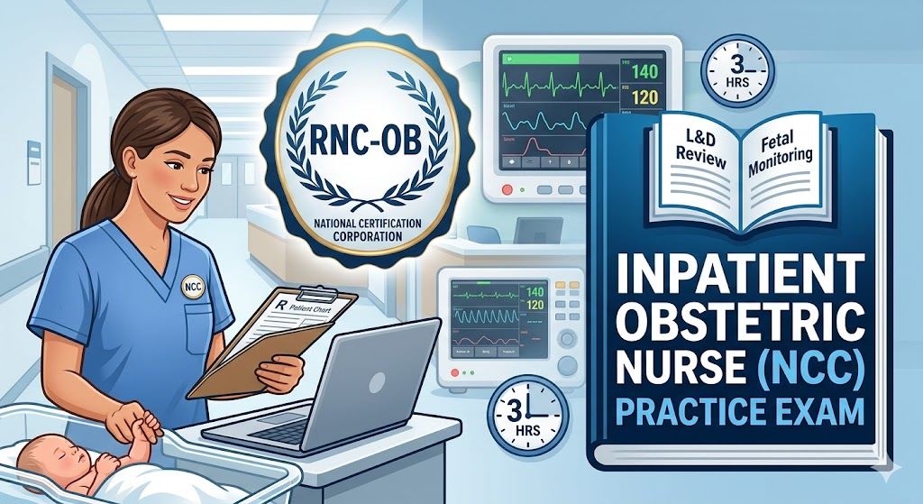 Inpatient Obstetric Nurse (NCC) Practice Exam Banner
