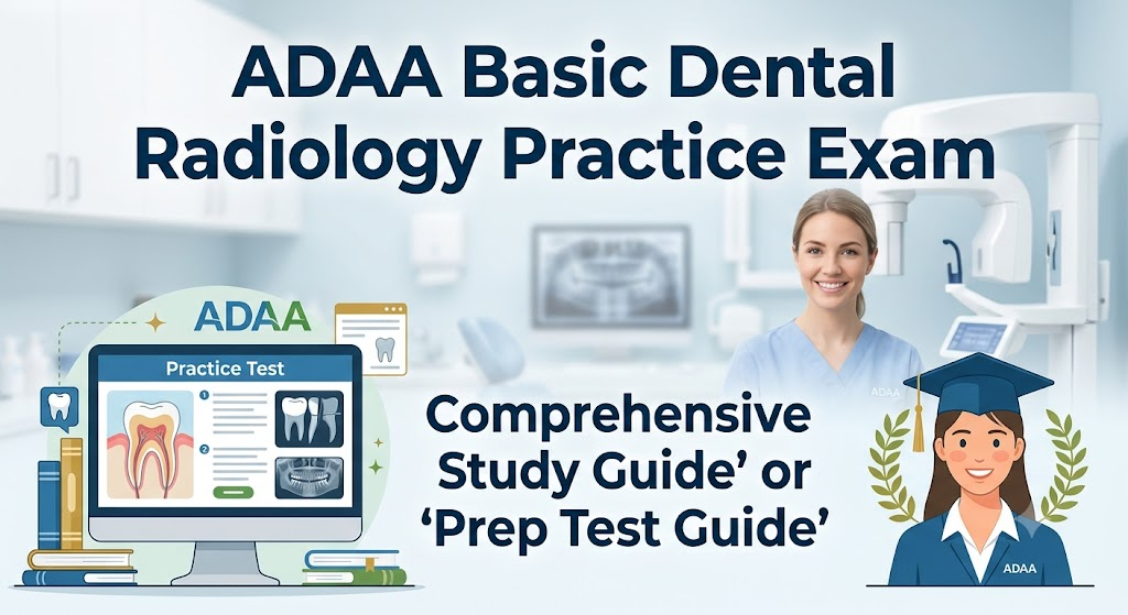 ADAA Intro to Basic Concepts in Dental Radiology Practice Test Banner