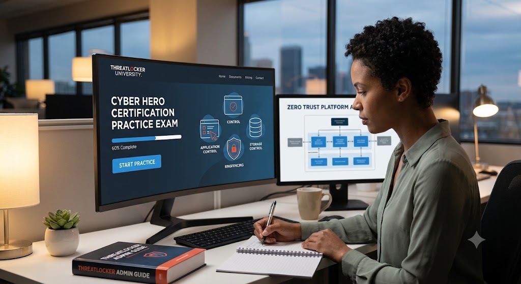 ThreatLocker Practice Exam Banner