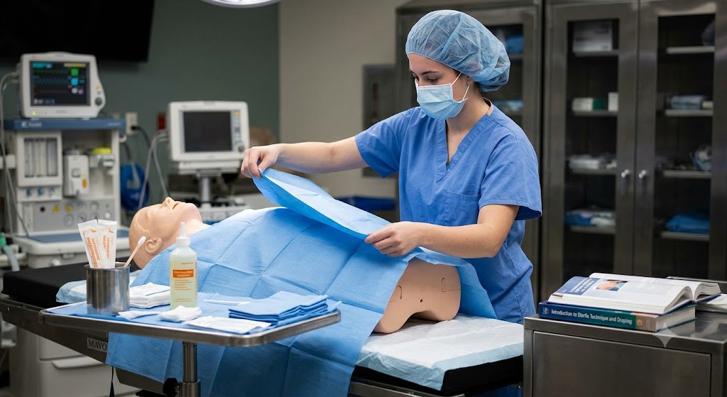 Surgical Skin Preparation and Draping Practice Test Banner