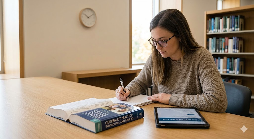 Generalist Practice with Individuals and Families Practice Test Banner