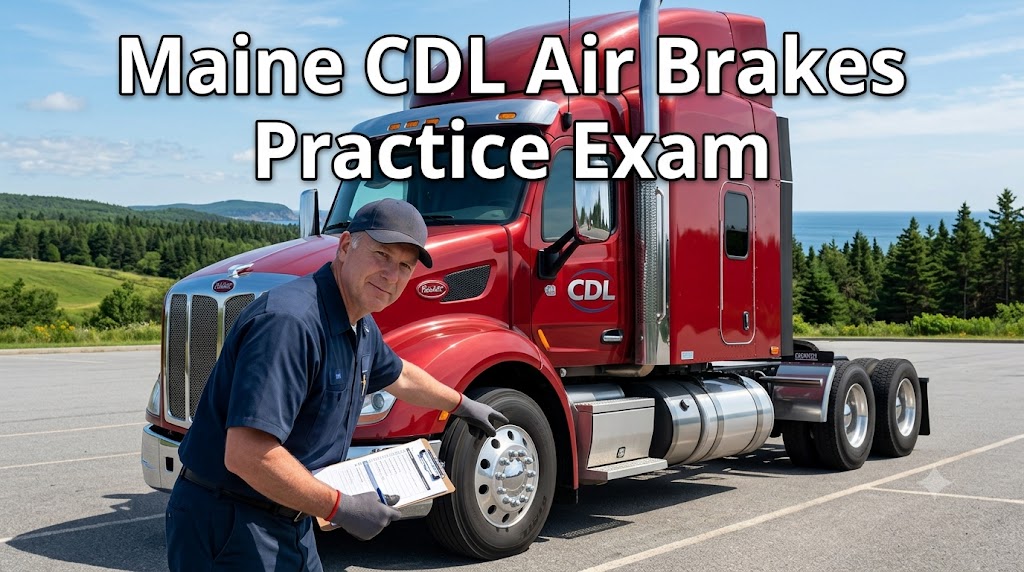 Maine CDL Air Brakes Practice Test Banner