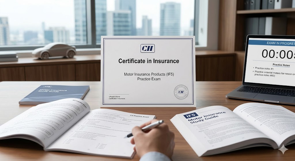 CII Certificate in Insurance - Motor Insurance Products (IF5) Practice Test Banner