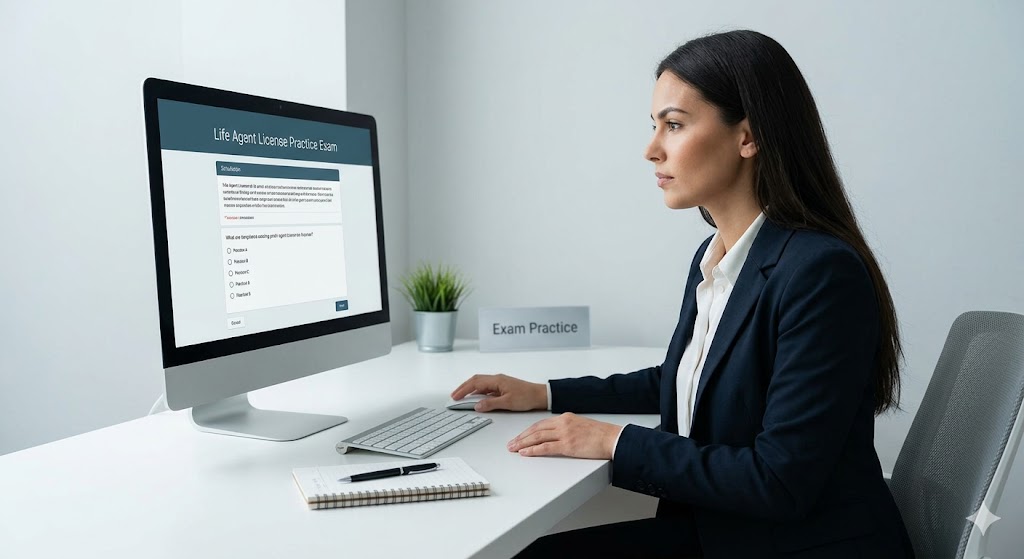 Life Agent License Practice Exam Banner