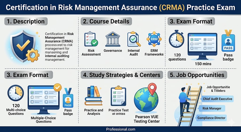 Certification in Risk Management Assurance (CRMA) Practice Exam Banner