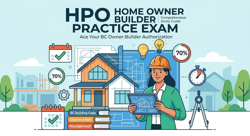 HPO Home Owner Builder Practice Test Banner