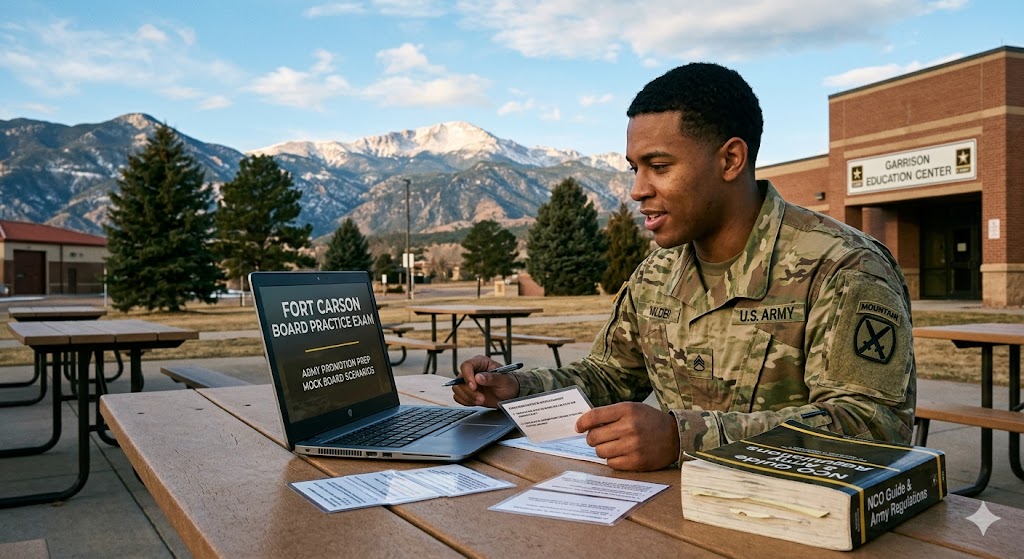 Fort Carson Board Practice Test Banner