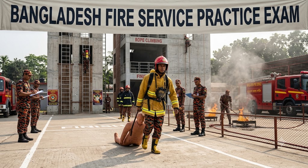 Fire Service Practice Test & Exam Prep | Bangladesh Banner