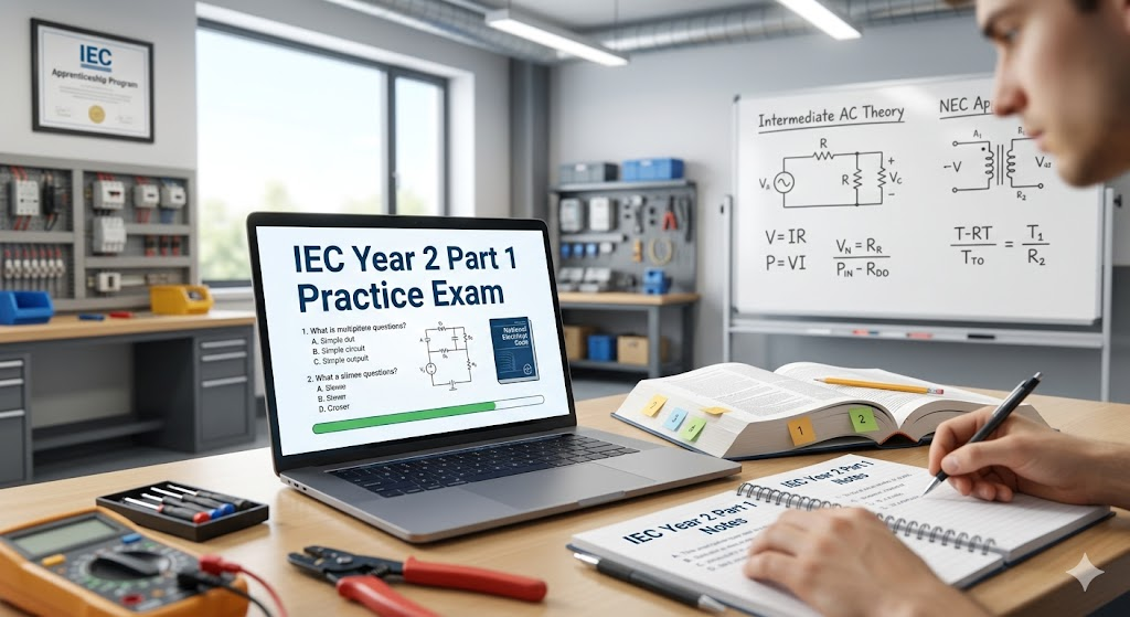 Independent Electrical Contractors (IEC) Year 2 Part 1 Practice Test Banner