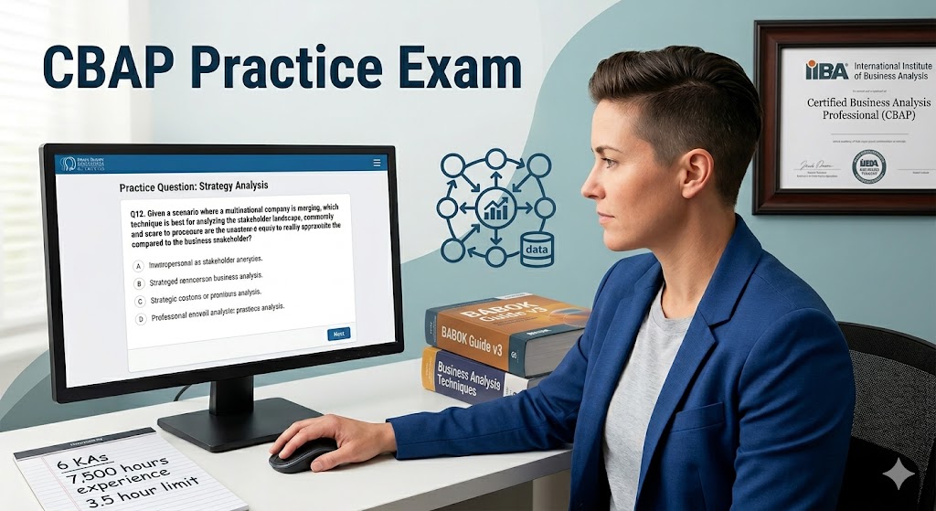 Certified Business Analysis Professional (CBAP) Practice Test Banner