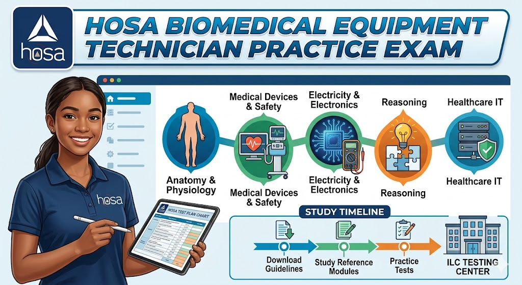HOSA Biomedical Equipment Technician Practice Test Banner