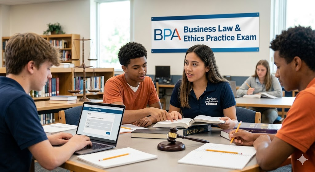 BPA Business Law & Ethics Practice Test Banner