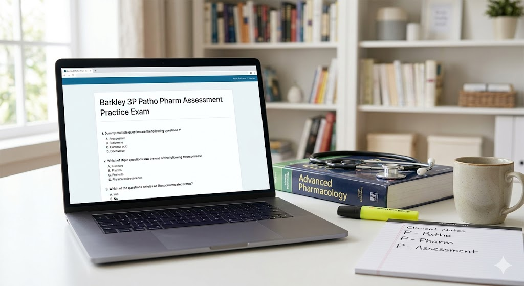 Barkley Pathophysiology, Pharmacology, and Physical (3P) Assessment Practice Exam Banner