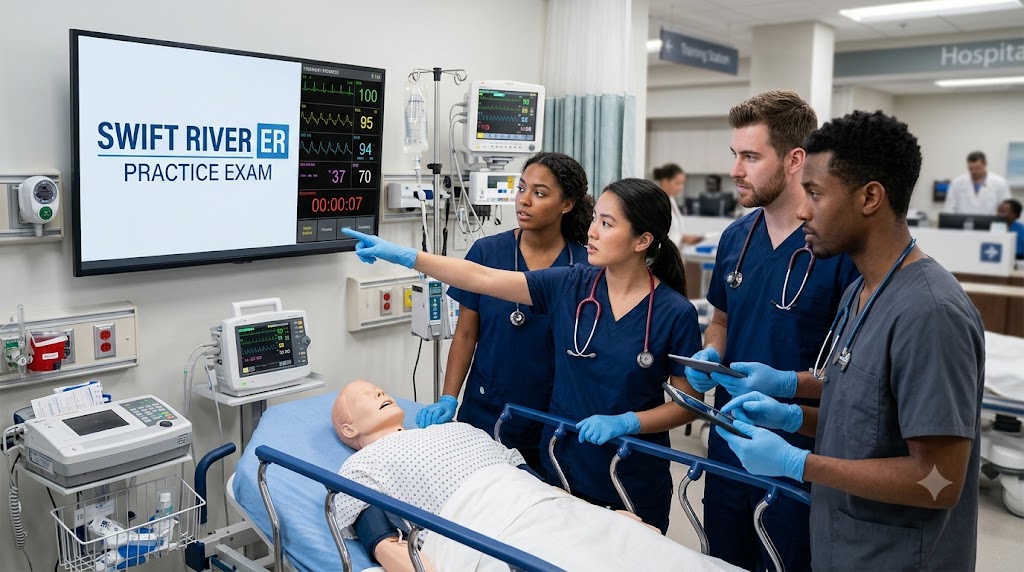 Swift River ER Practice Exam Banner