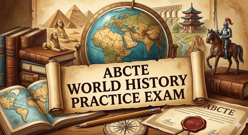 ABCTE World History Practice Exam Banner