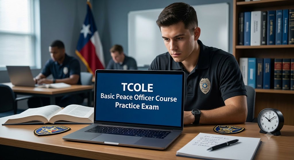 TCOLE Basic Peace Officer Course (BPOC) Practice Exam Banner