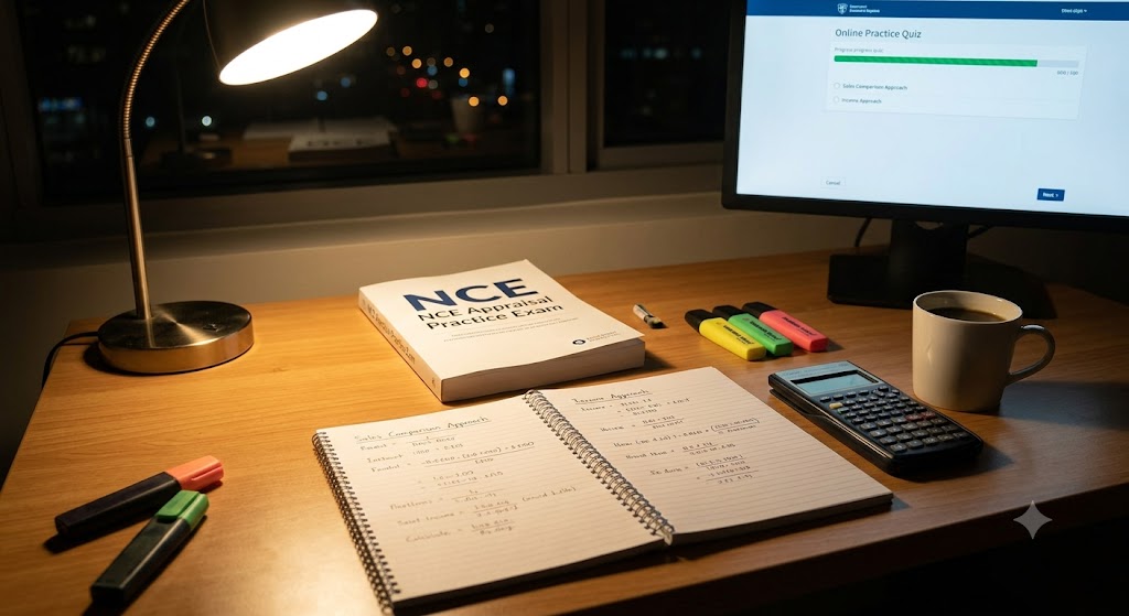 NCE Appraisal Practice Exam Banner