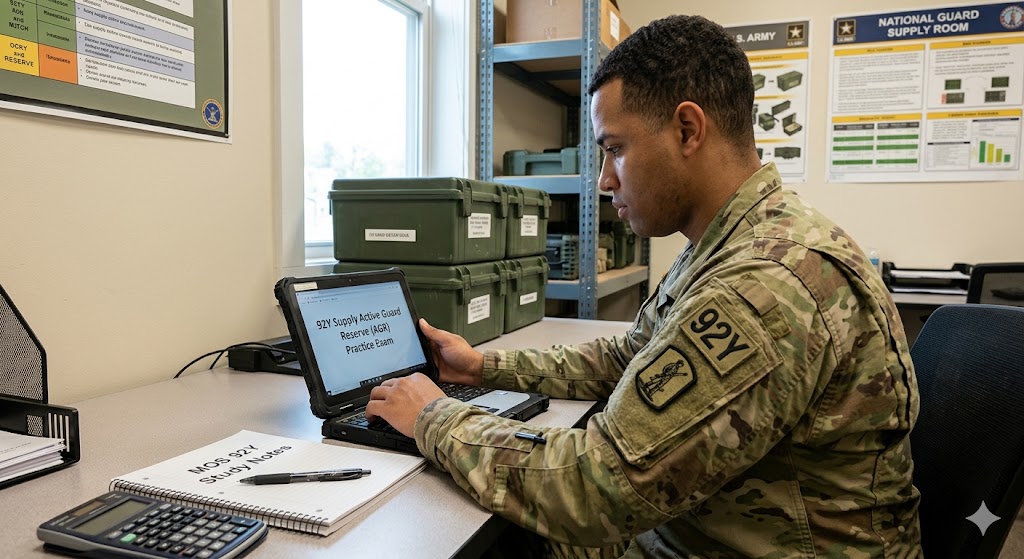 92Y Supply Active Guard Reserve (AGR) Practice Exam Banner