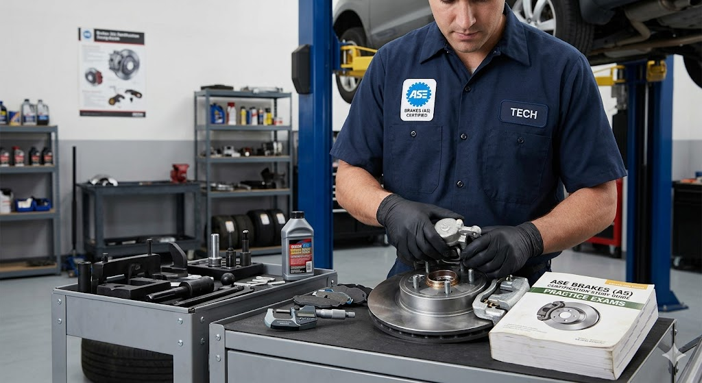 Automotive Service Excellence (ASE) Brakes Certification Practice Exam Banner
