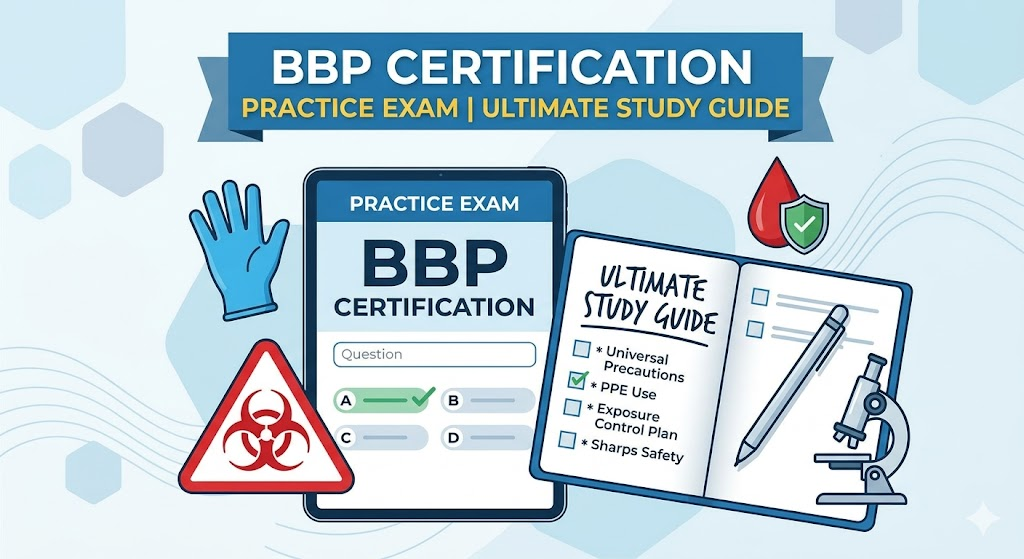 Bloodborne Pathogens (BBP) Certification Practice Test Banner