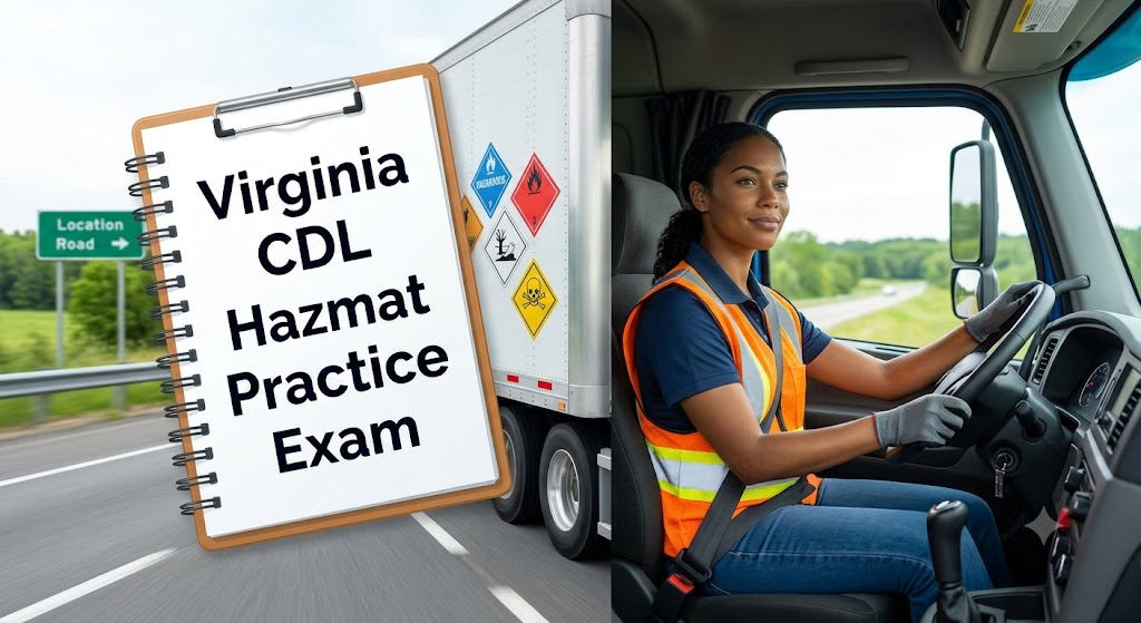 Virginia CDL Hazmat Practice Test Banner