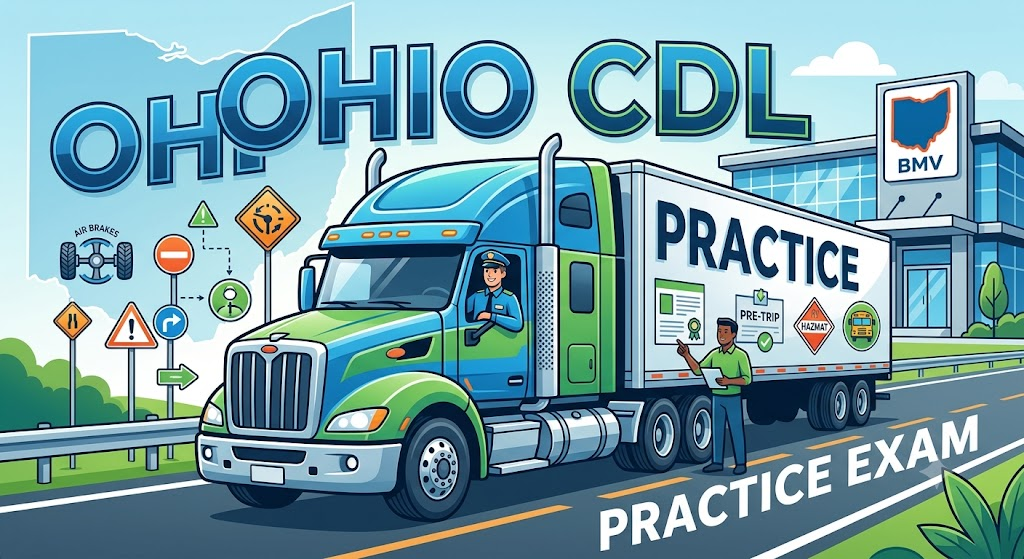 Ohio CDL Practice Test Banner